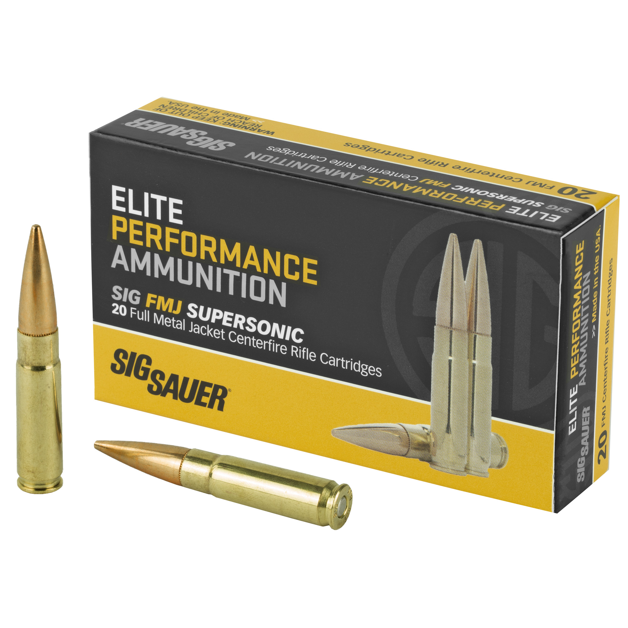 Sig Sauer Performance 300 AAC Blackout Full Metal Jacket 125 Grain 20 Rounds