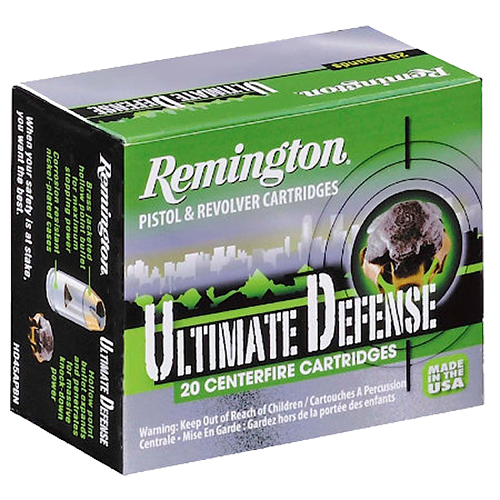 Remington Ultimate Defense 380 ACP Jacketed Hollow Point 102 Grain 20 Rounds