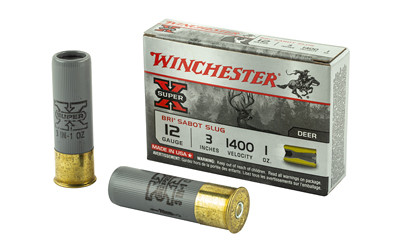 Winchester Super-X 12 Gauge Rifled Slug 1 Ounce 5 Rounds