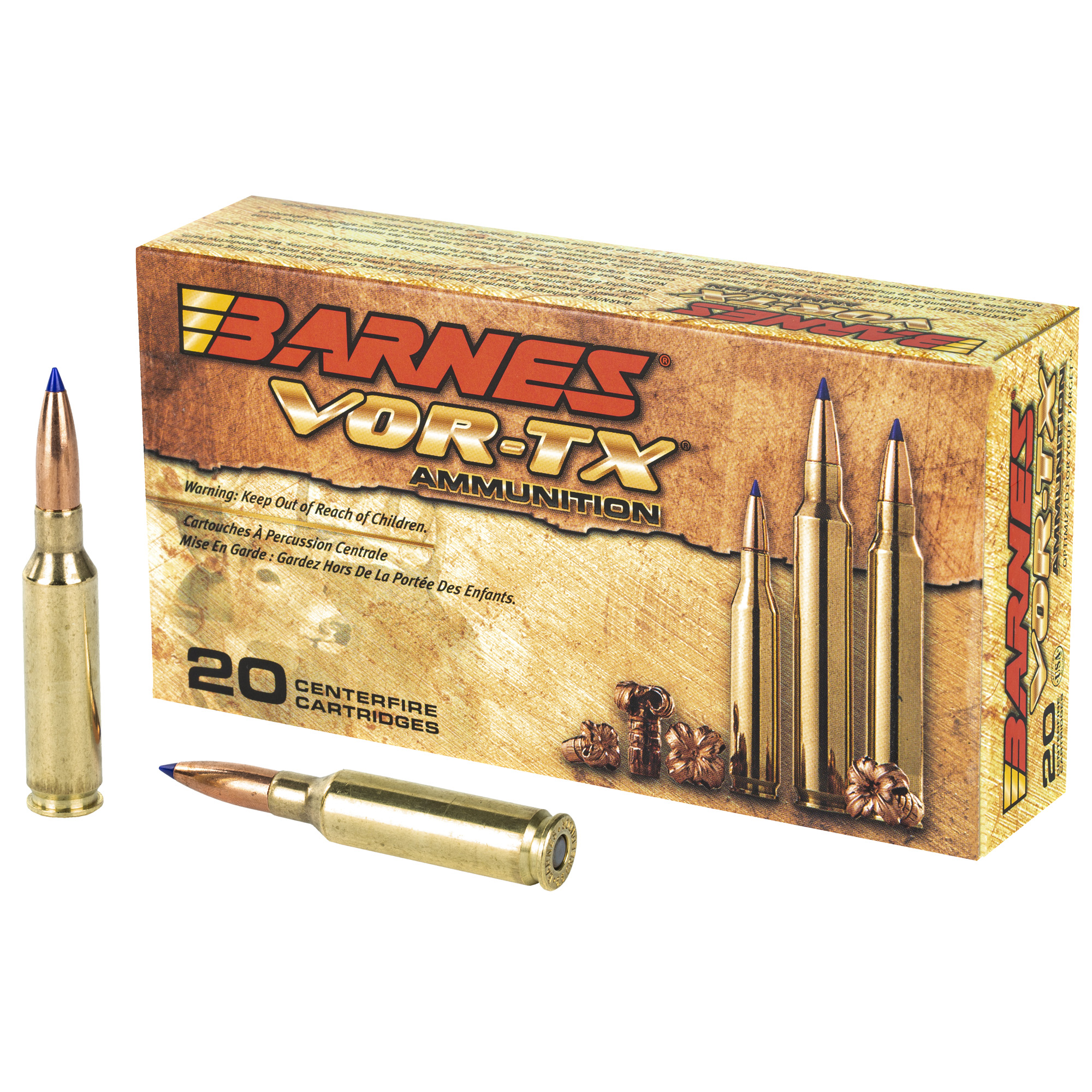 Barnes VOR-TX 6.5 Creedmoor TTSX BT 120 Grain 20 Rounds