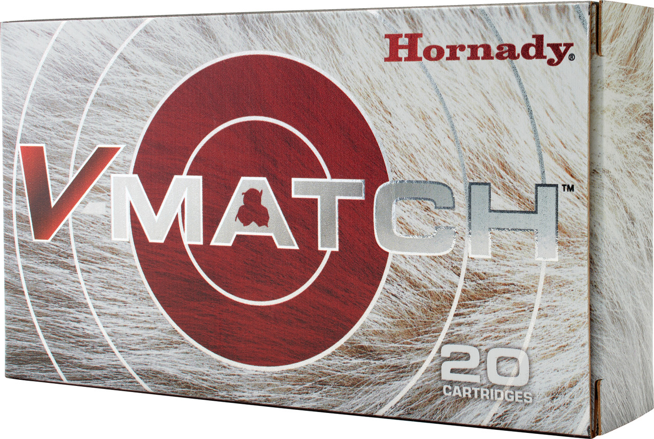 Hornady V-Match, 6mm Creedmoor, Eld-Vt, 80 Grain, 20 Rounds