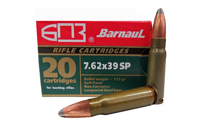 Barnaul 762x39 125gr Sp 20 Rounds