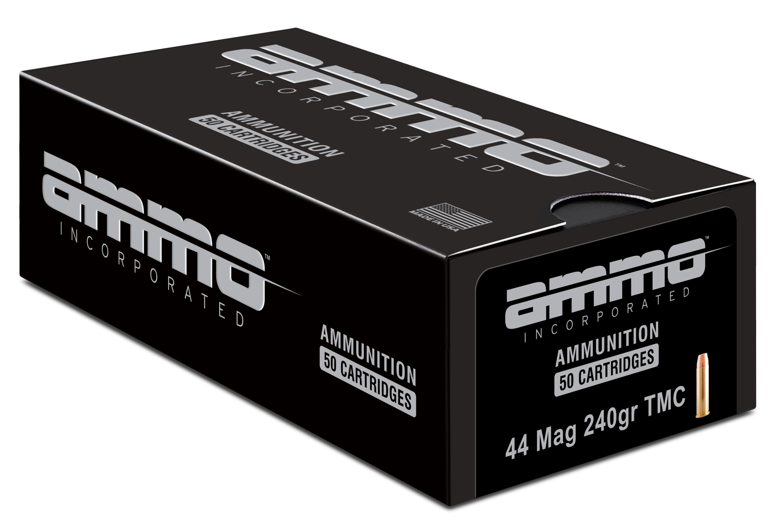 Ammo Inc Signature .44 Magnum Handgun Ammo - 240 Grain | TMC | 1000rd Case