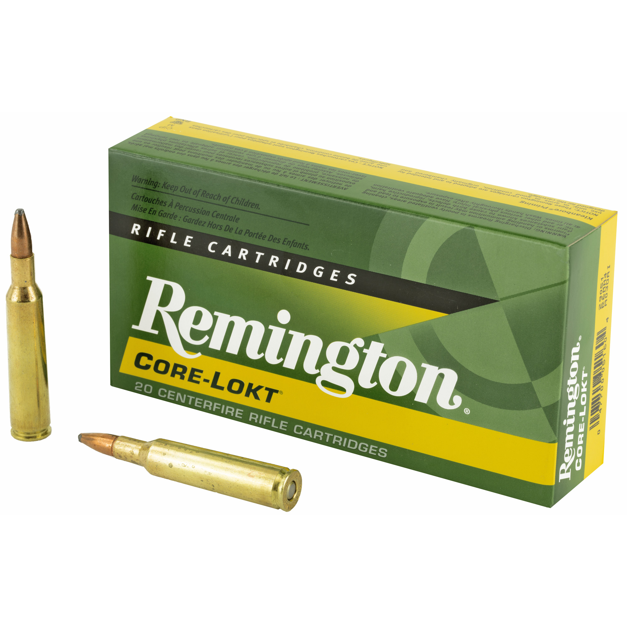 Remington Core-Lokt Centerfire Rifle Ammo 6mm Rem. 100 gr. Core-Lokt PSP 20 rd.