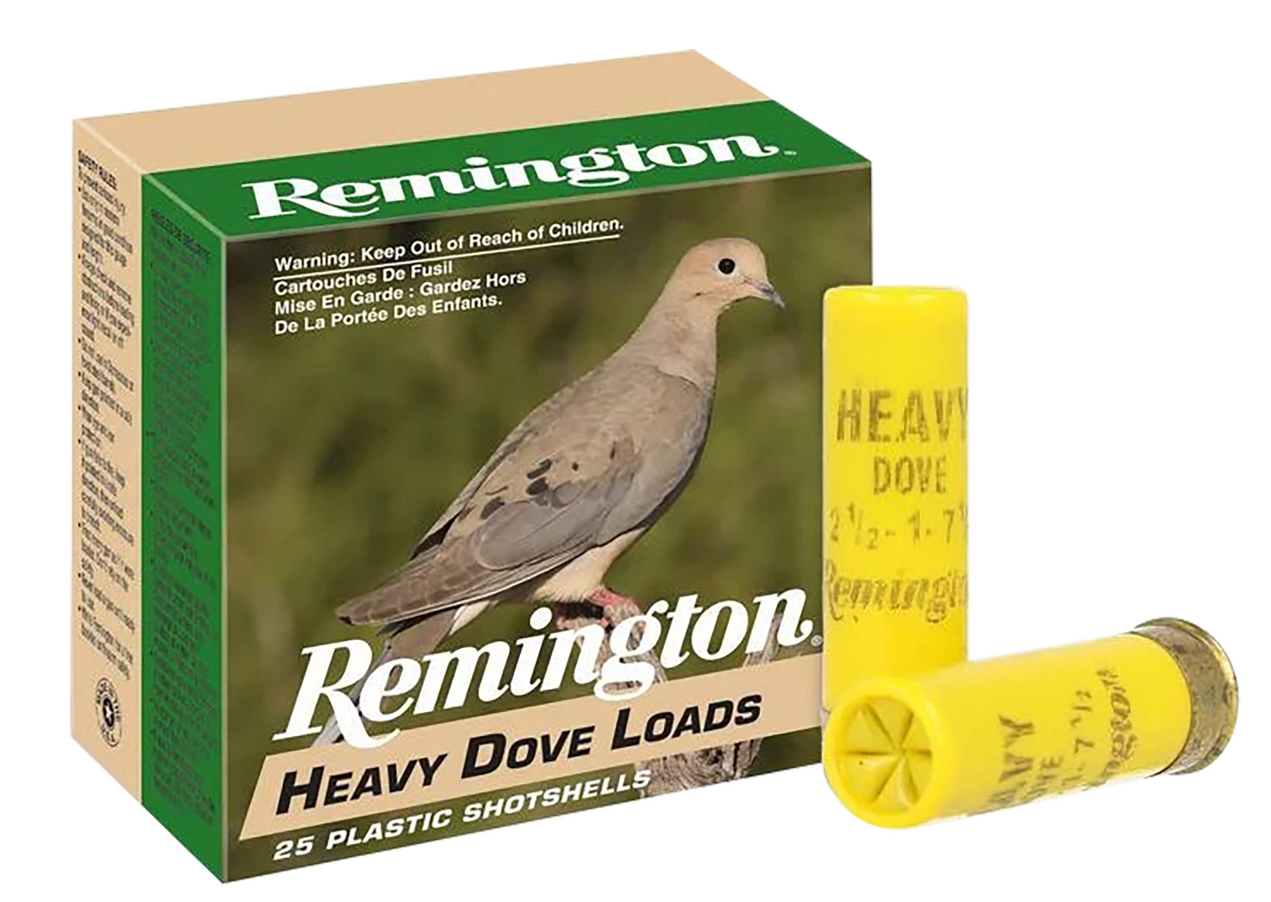 Remington Heavy Dove Loads 20 Gauge 8 Shot 1 Ounce 25 Rounds