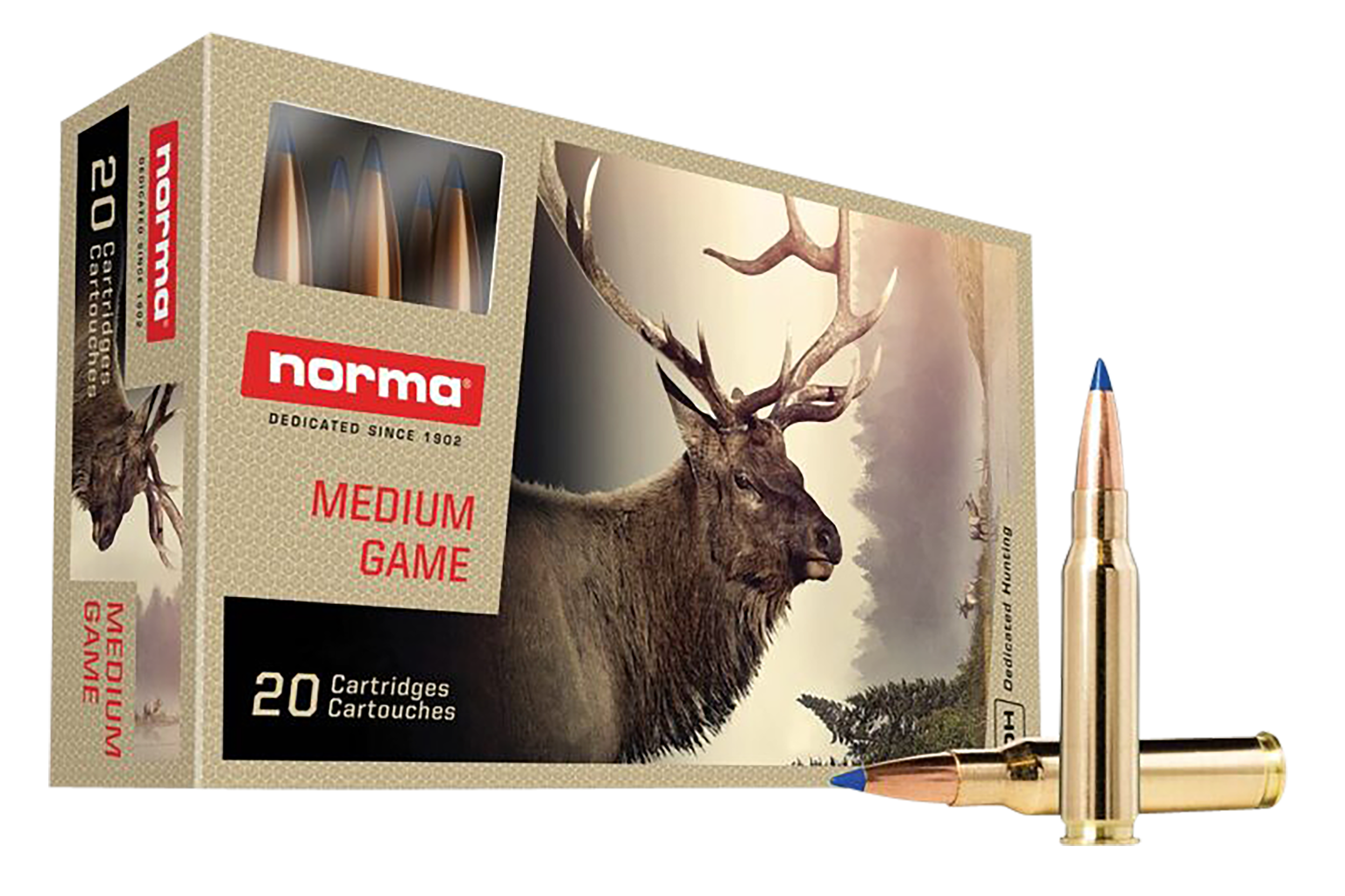 Norma Ammunition 20176412 Dedicated Hunting Bondstrike 308Win 180gr Bonded Polymer Tip 20 Rounds