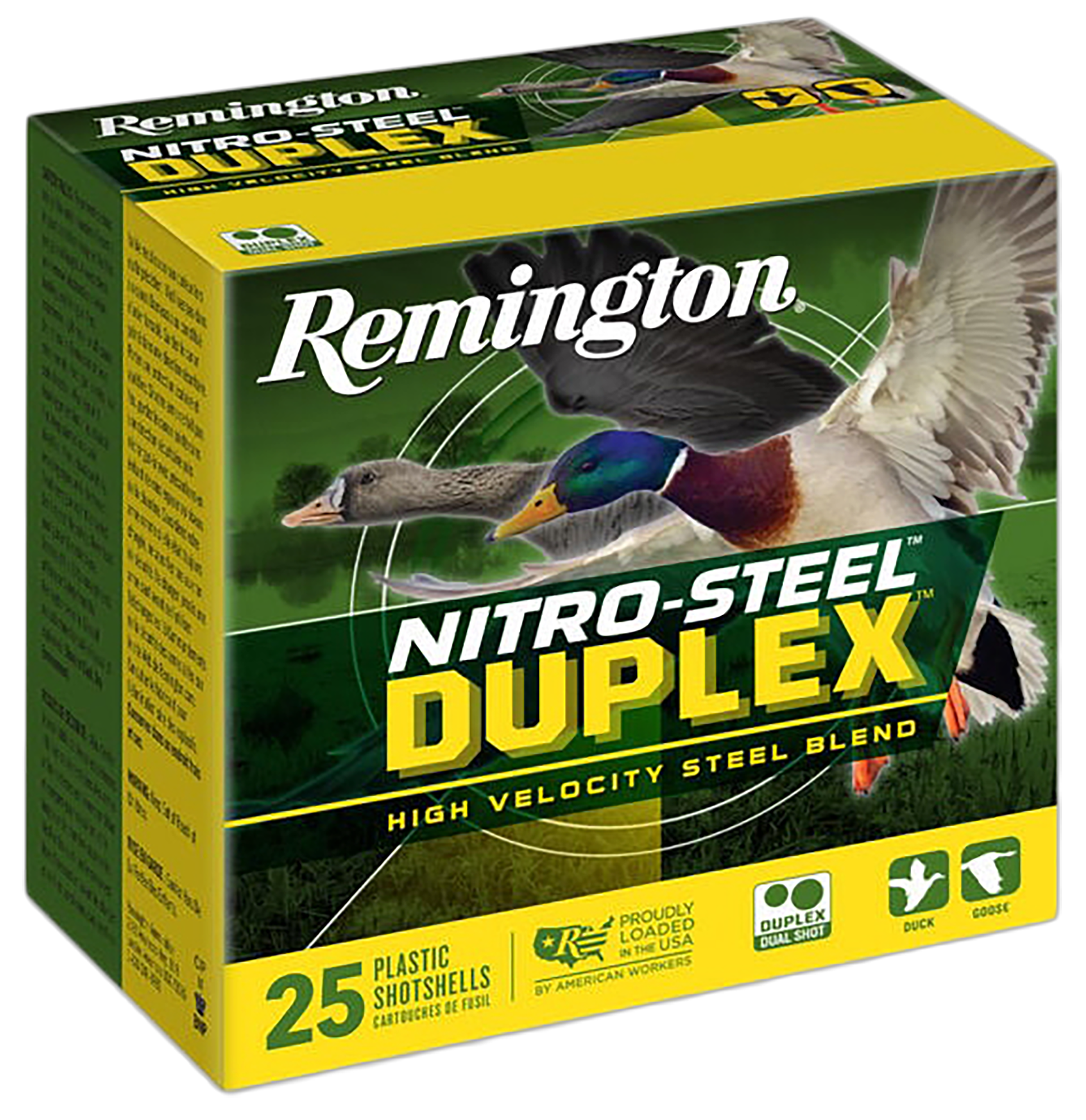 Remington Nitro Steel Duplex 12 Gauge Steel Shot 1 1/4 Grain 25 Rounds