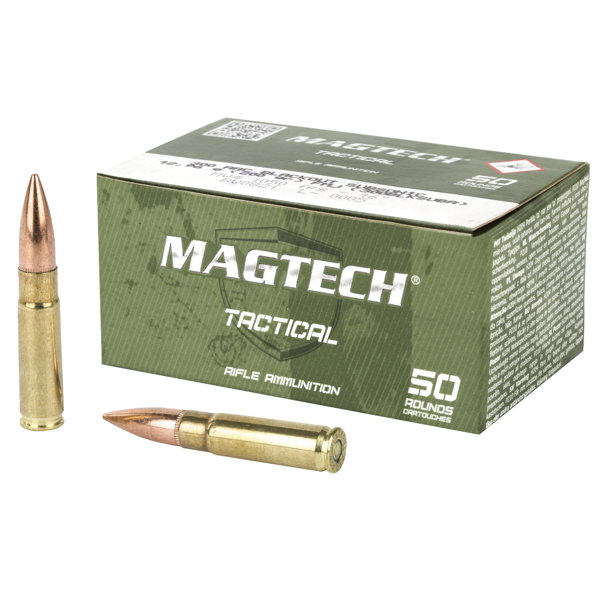 Magtech Tactical 300 Aac Blackout Full Metal Jacket Subsonic 200 Grain 50 Rounds