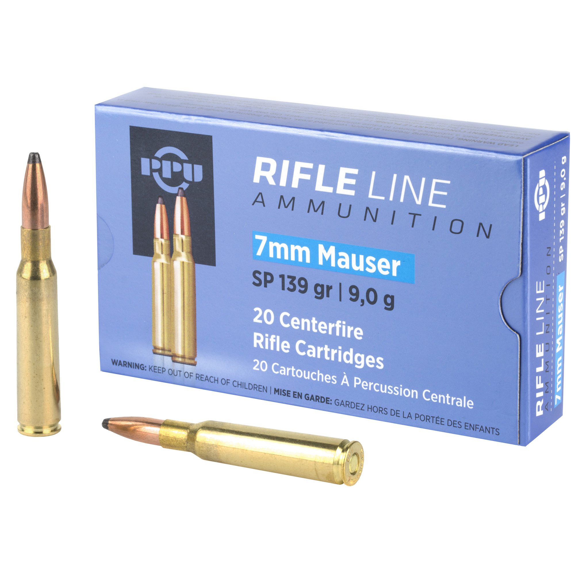Prvi Partizan PPU PP7 7mm Mauser Soft Point 139 Grain 20 Rounds