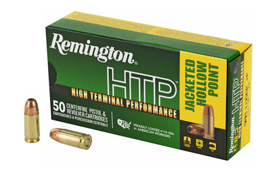 Remington Htp 9mm Luger Jacketed Hollow Point 115 Grain 50 Rounds