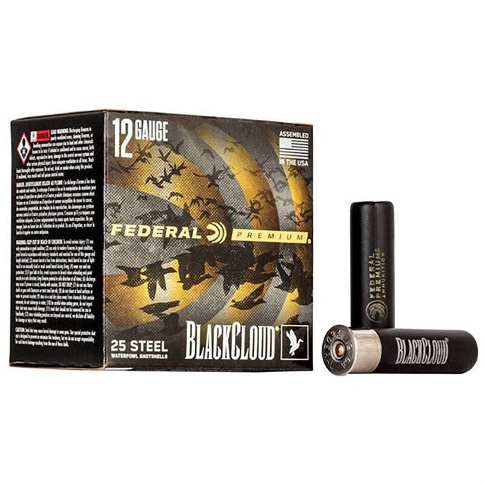 Federal Black Cloud FS Steel Load 12 Gauge BB Shot 1 1/2 Ounce 25 Rounds