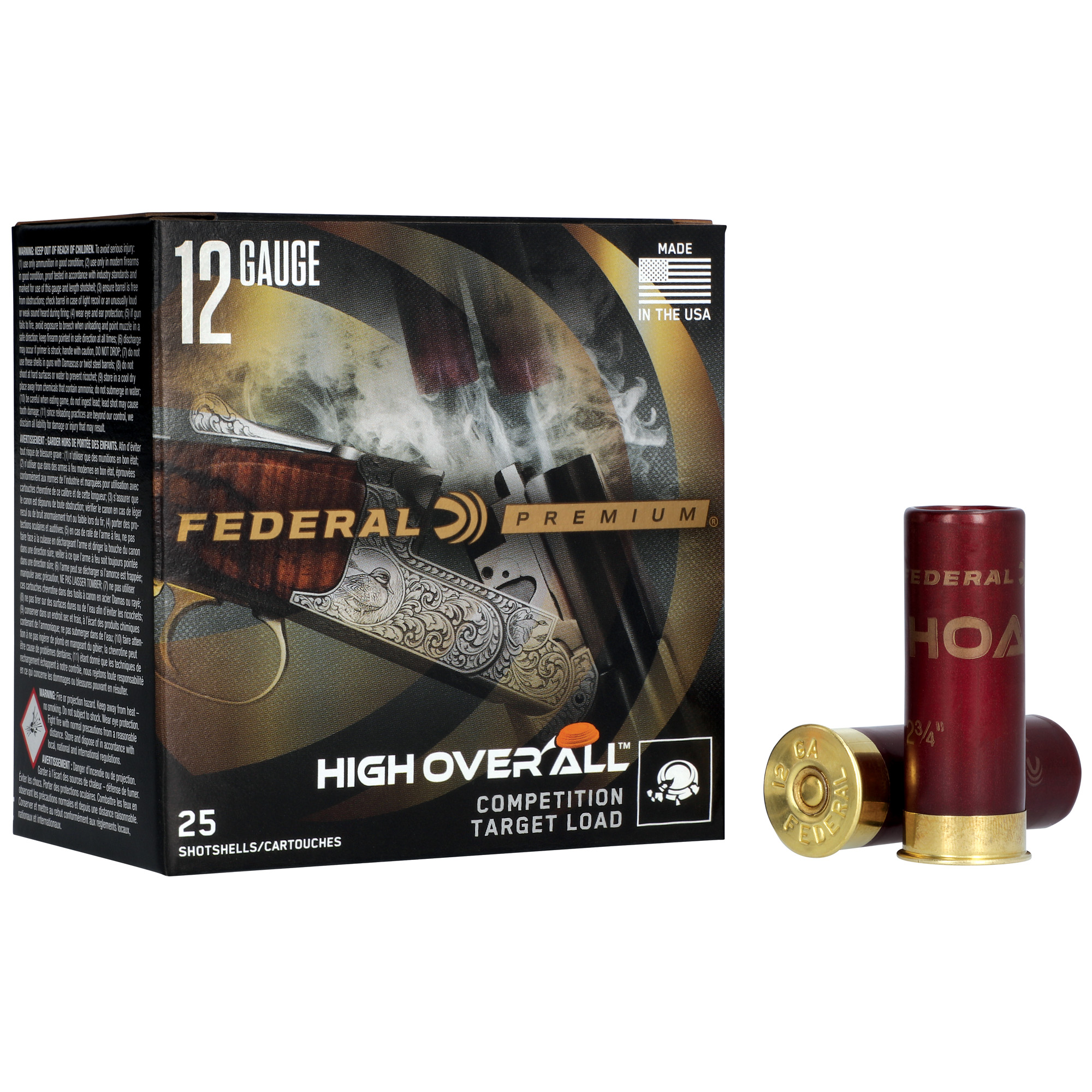 Federal Premium High Overall 12 Gauge 1 1/8 Ounce 7.5 Shot 25 Rounds