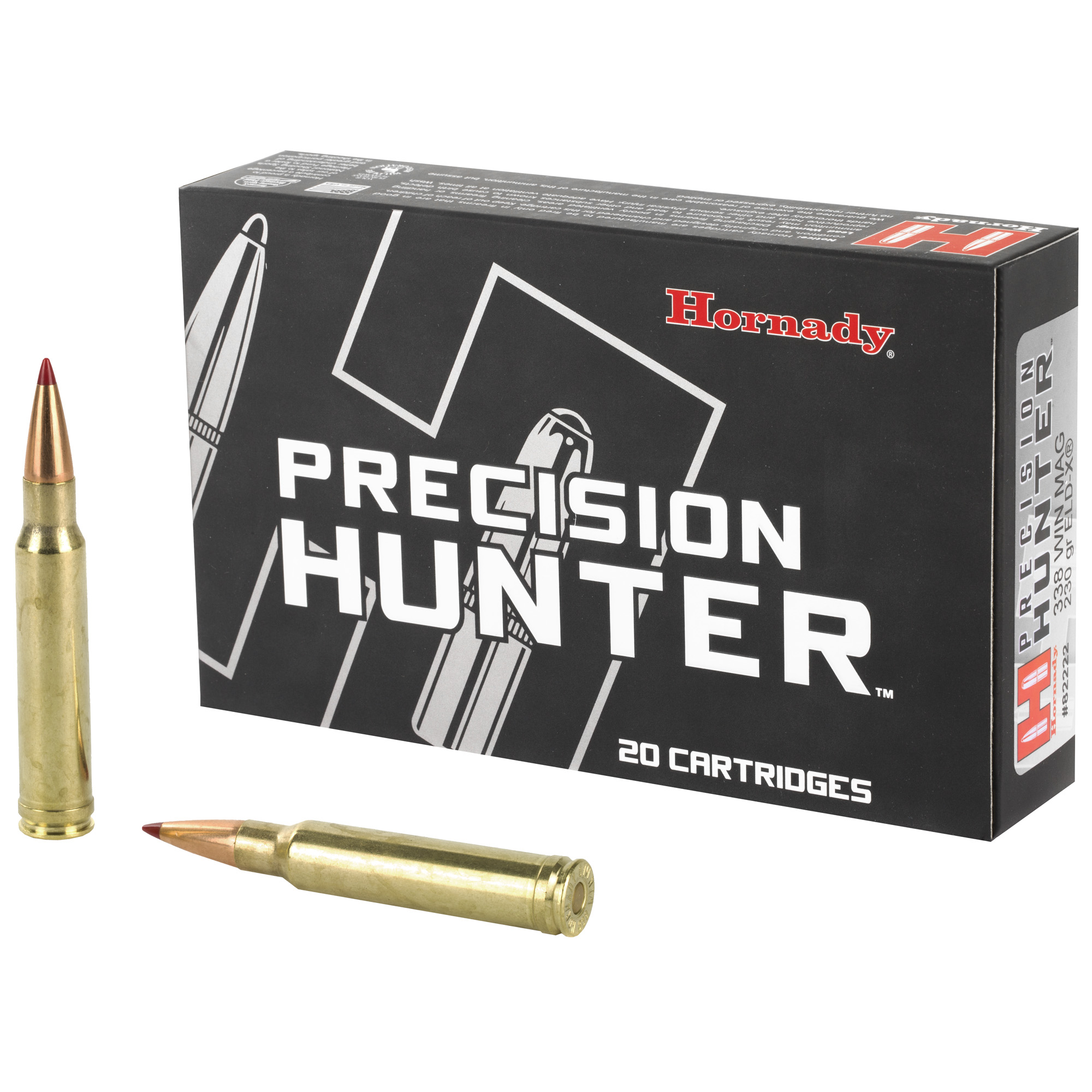 Hornady Precision Hunter 338 Winchester Magnum Eld X 230 Grain 20 Rounds