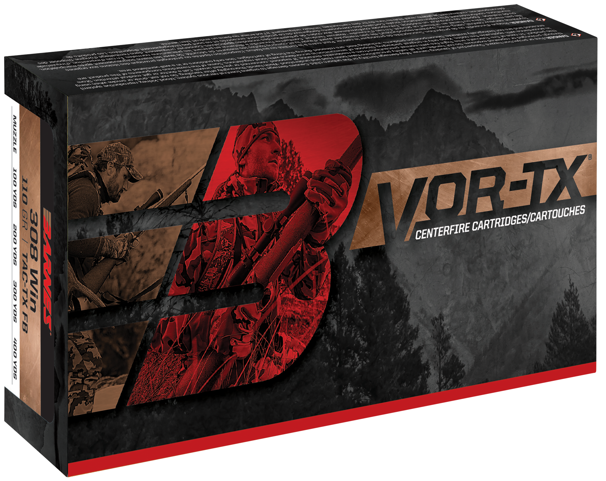 Barnes Bullets VOR-TX 35 Whelen Tipped TSX 200 Grain 20 Rounds