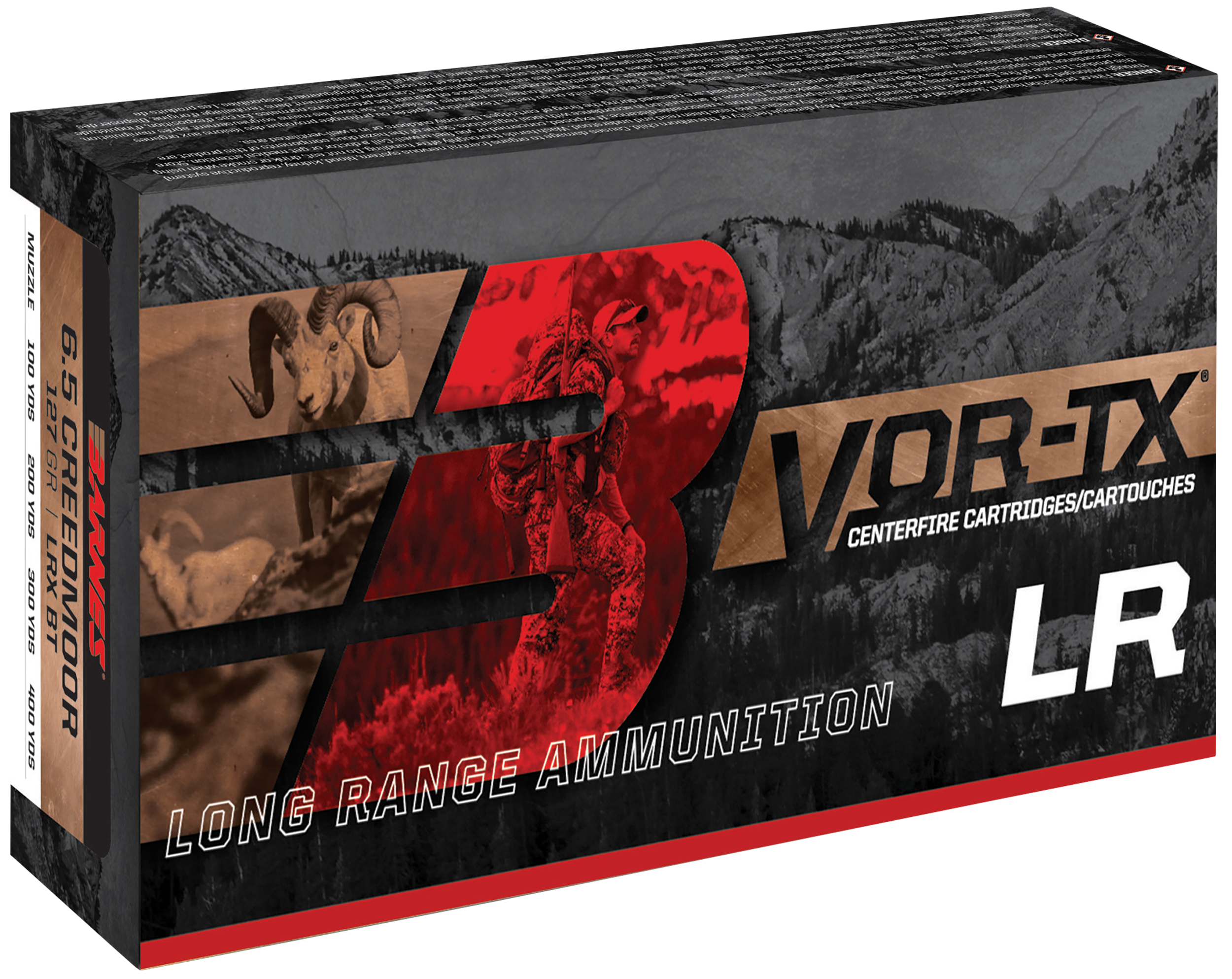 Barnes VOR-TX 270 Winchester LRX Boat Tail 129 Grain 20 Rounds