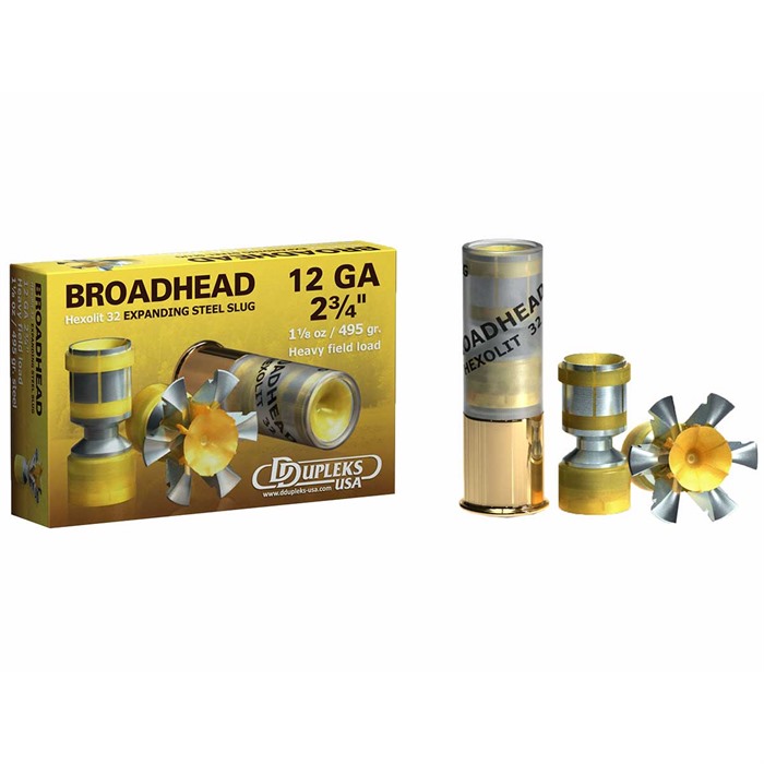 12 GAUGE 2-3/4'' 1-1/8OZ FRAGMENTING SLUGS 5/BOX