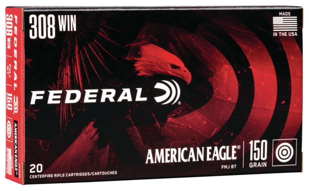 Federal American Eagle .308 Winchester Full Metal Jacket 150 Grain 20 Rounds