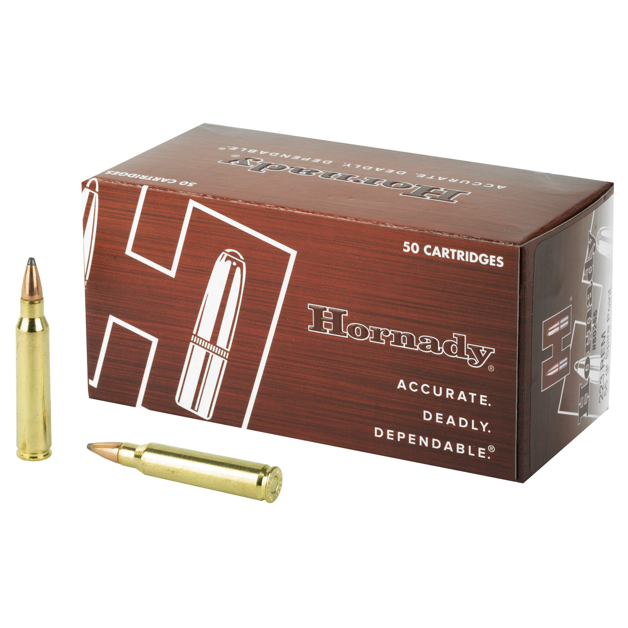 Hornady Custom 223 Remington Spire Point 55 Grain 50 Rounds