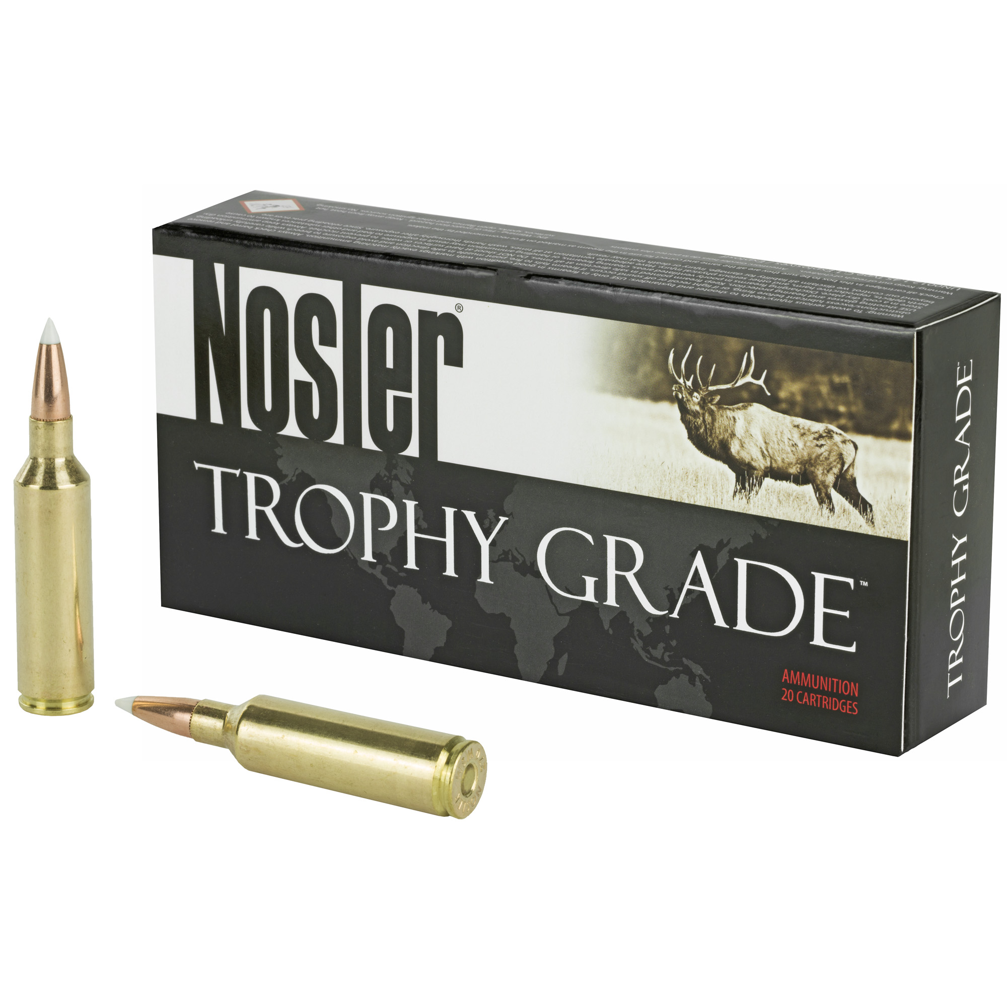 Nosler Trophy, 270 Winchester Short Magnum, AccuBond Sp, 140 Grain, 20 Rounds