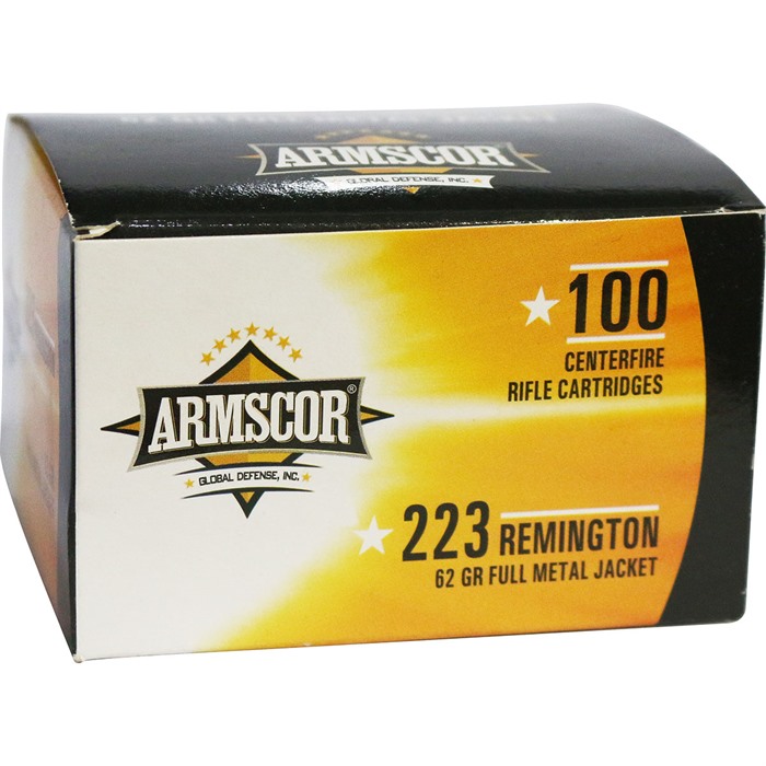 Armscor 223 Remington Full Metal Jacket 62 Grain 100 Rounds