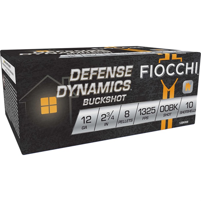 Fiocchi Defense Dynamics 12 Gauge Buckshot 1 oz 00 Buck 10 Rounds