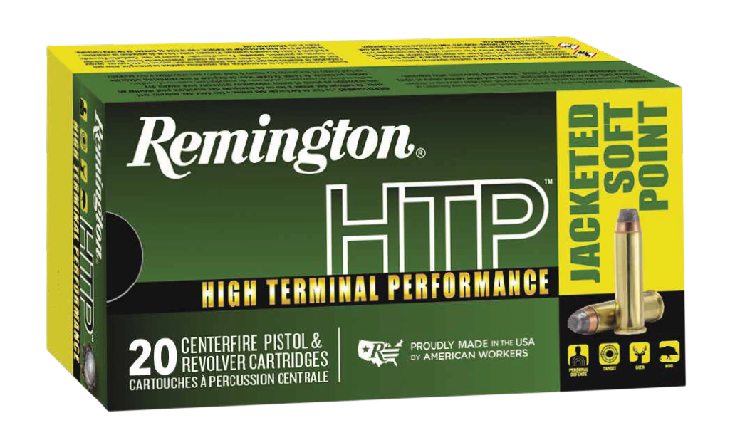 Remington HTP 41 Remington Magnum Jacketed Soft Point 210 Grain 20 Rounds