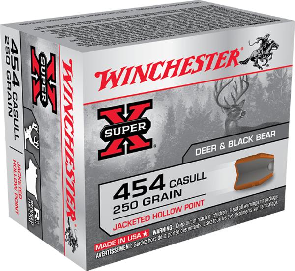 Winchester Super-X 454 Casull Jacketed Hollow Point 250 Grain 20 Rounds