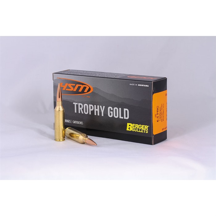 Hsm Trophy Gold 6.5 Prc Vld Hunting Jacketed Hollow Point 140 Grain 20 Rounds