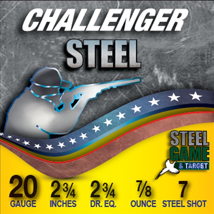20 GAUGE 2-3/4'' 7/8OZ #7 STEEL SHOT 250/CASE
