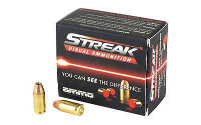 Ammo Inc STREAK Defense .380 ACP Handgun Ammo - 90 Grain | JHP | Red | 20rd Box