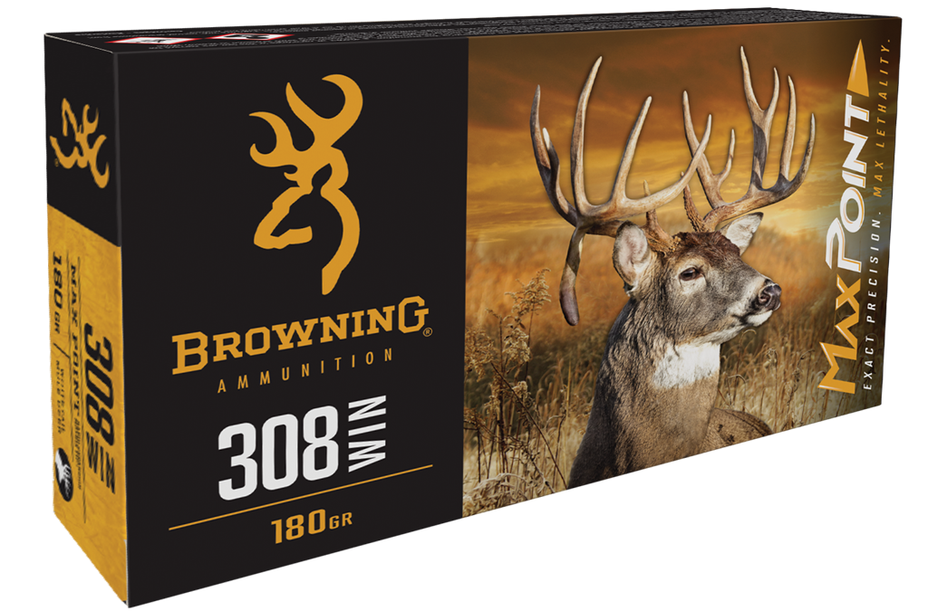 Browning Max Point 308 Winchester 168 Grain 20 Rounds