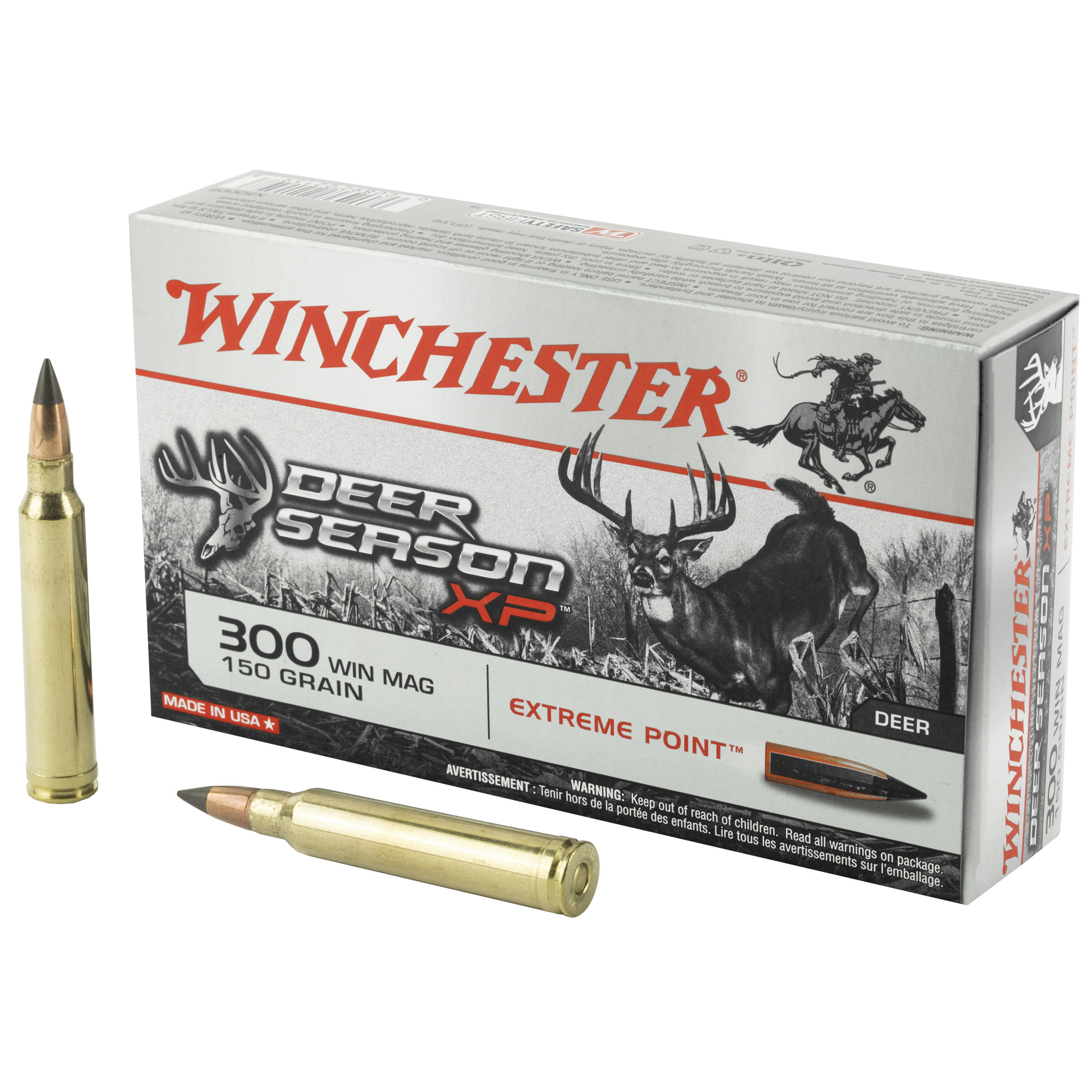 Winchester Deer Season Xp 300 Winchester Magnum Extreme Point 150 Grain 20 Rounds