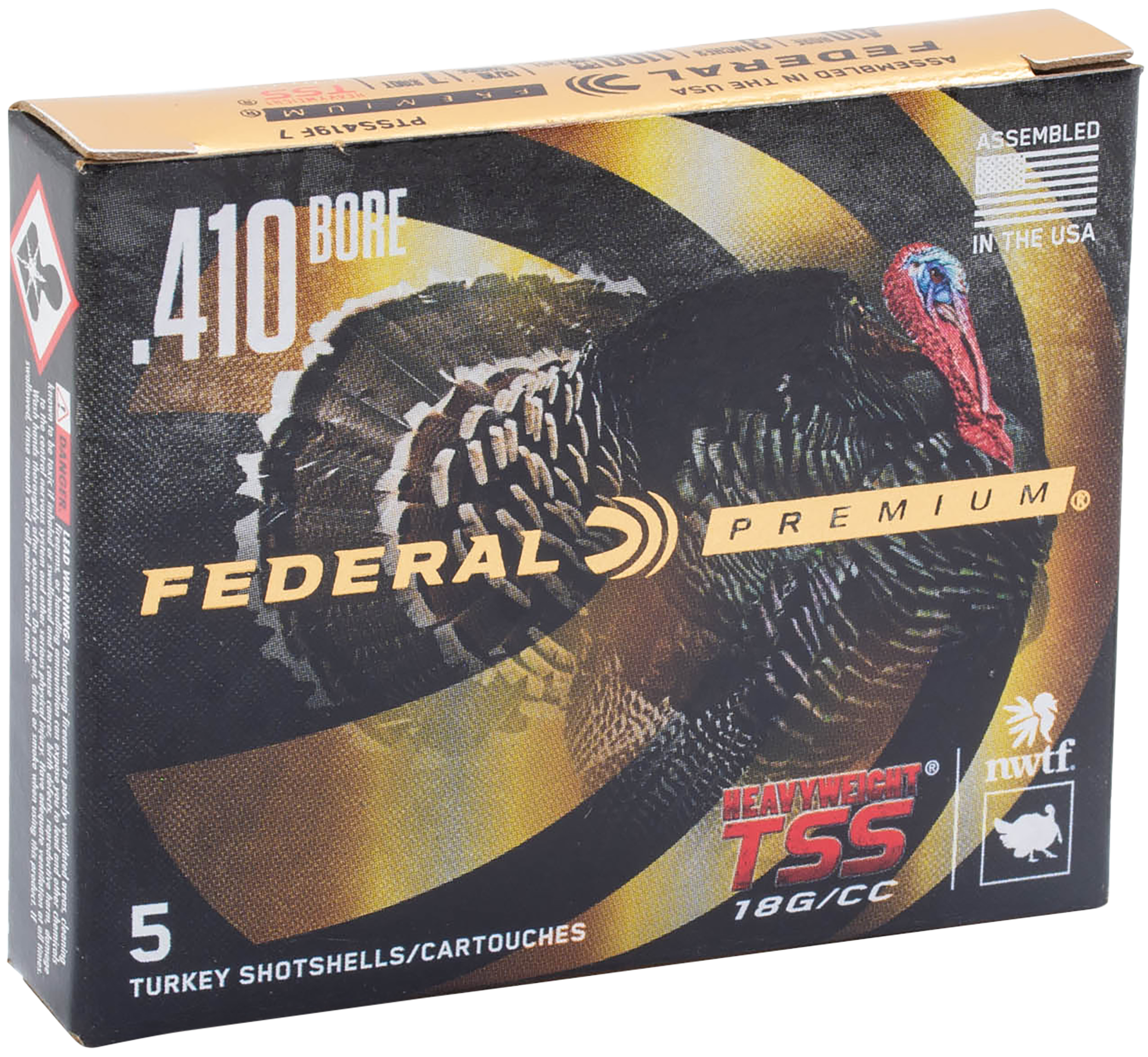 Federal Premium Heavyweight TSS 410 Gauge Tungsten Super Shot 13/16 Grain 5 Rounds