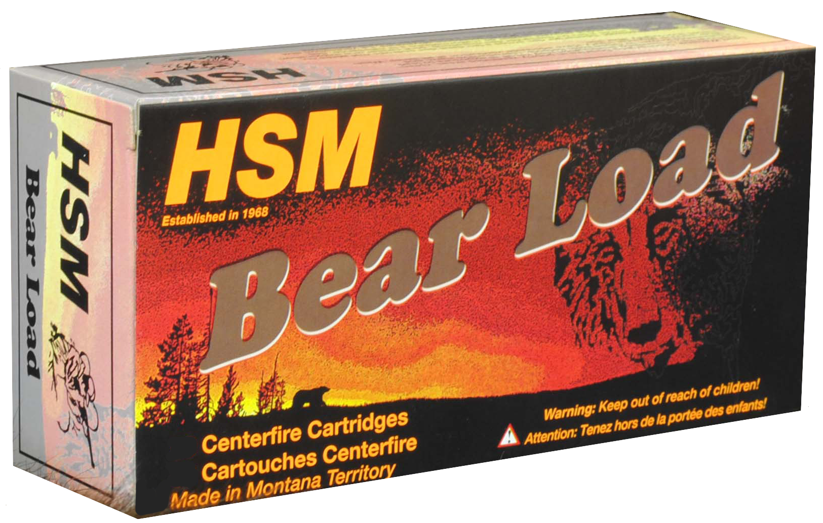 HSM Bear Load 454 Casull Wide Flat Nose 325 Grain 50 Rounds