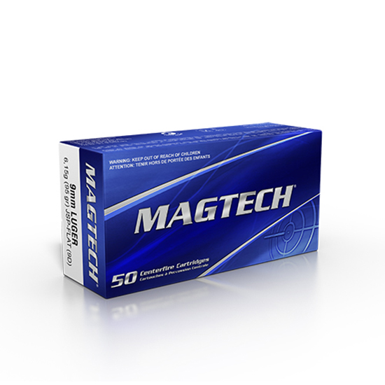 Magtech 9mm Luger JSP Soft Point 95 Grain 50 Rounds