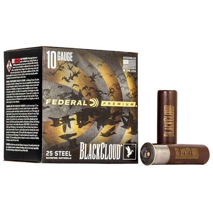 Federal PWBX1072 10 Gauge Steel 1 5/8 Ounce 2 Shot 25 Rounds