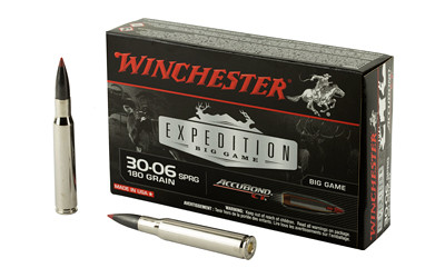 Winchester Expedition Big Game 30-06 Springfield AccuBond CT 180 Grain 20 Rounds