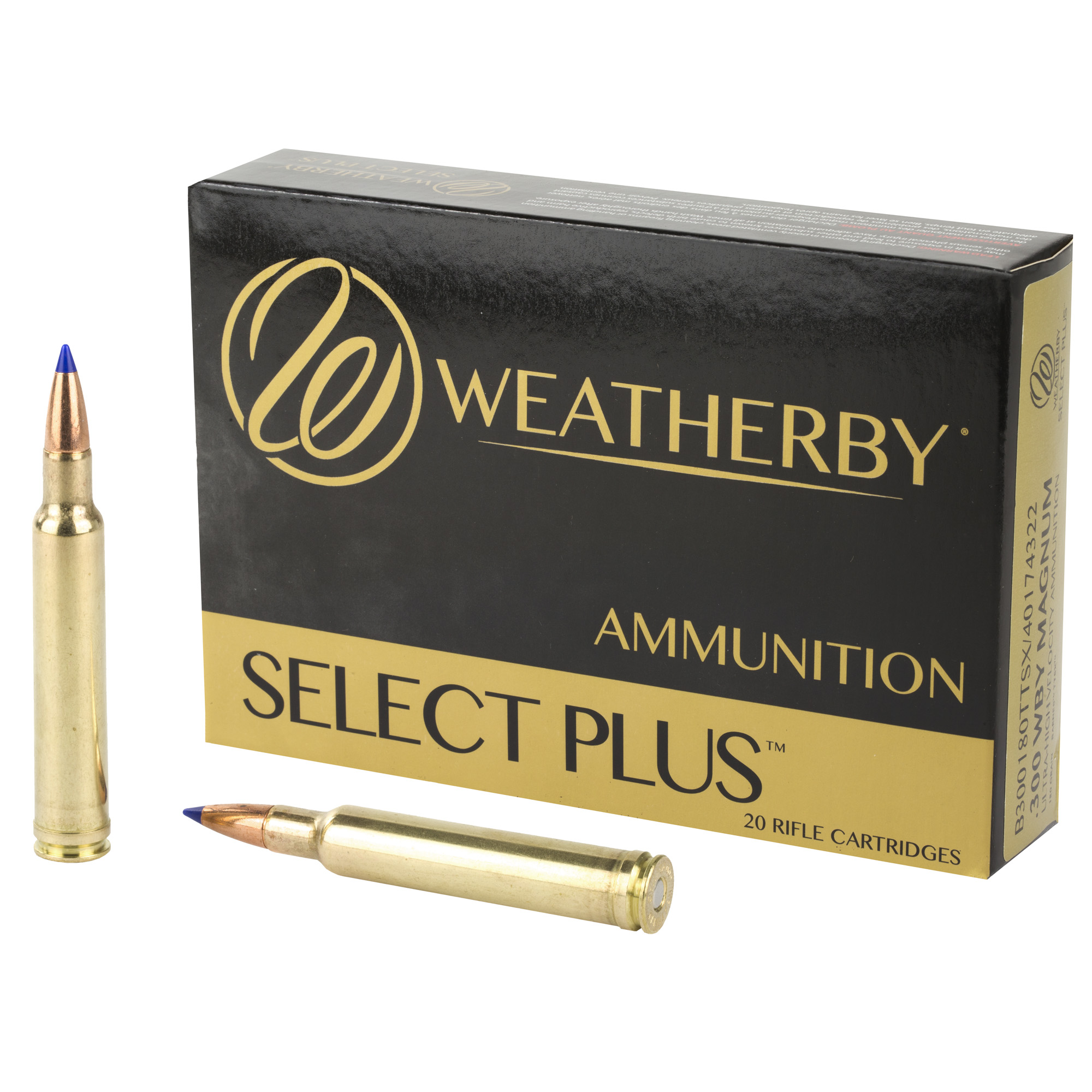 Weatherby Select Plus 300 Weatherby Magnum Barnes TTSX 180 Grain 20 Rounds