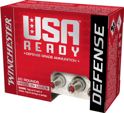 Winchester USA Ready Defense 10mm Auto Hex Vent Hollow Point 170 Grain 20 Rounds