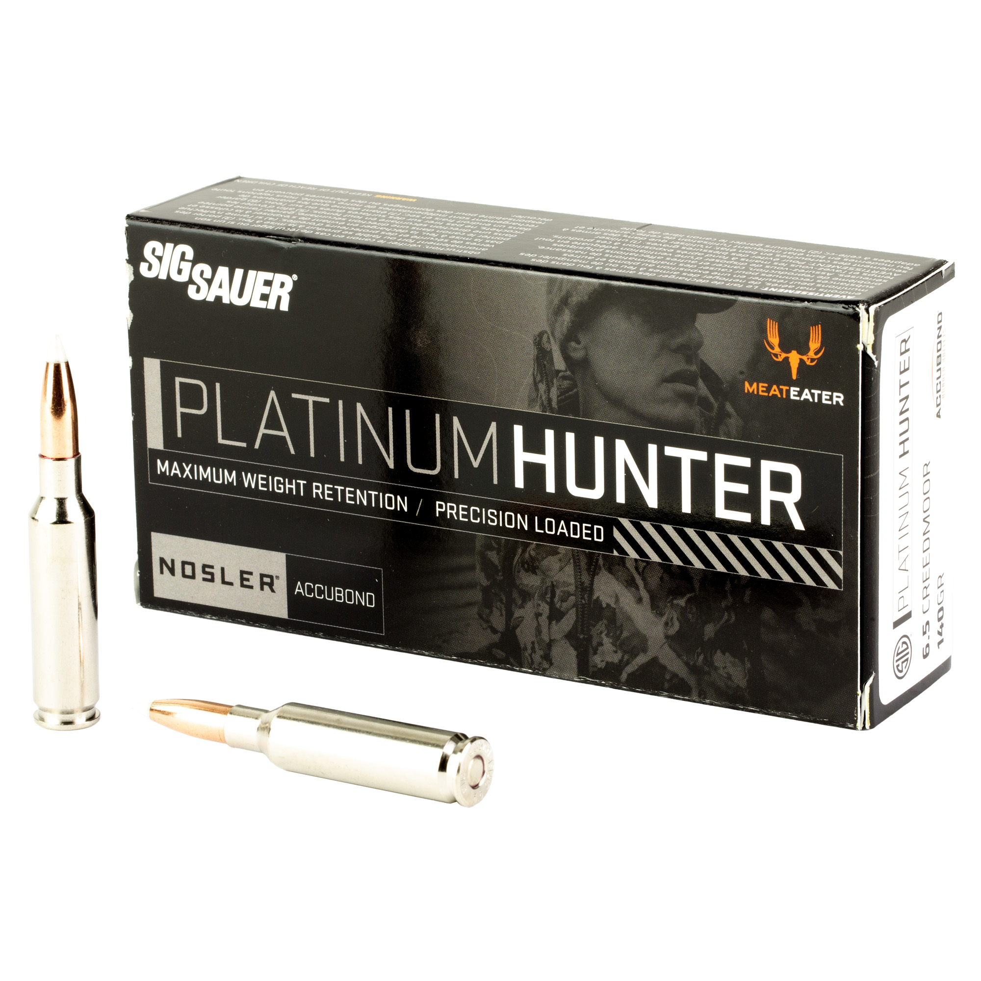 Sig Sauer Platinum Hunter 6.5 Creedmoor Bonded Polymer Tip 140 Grain 20 Rounds