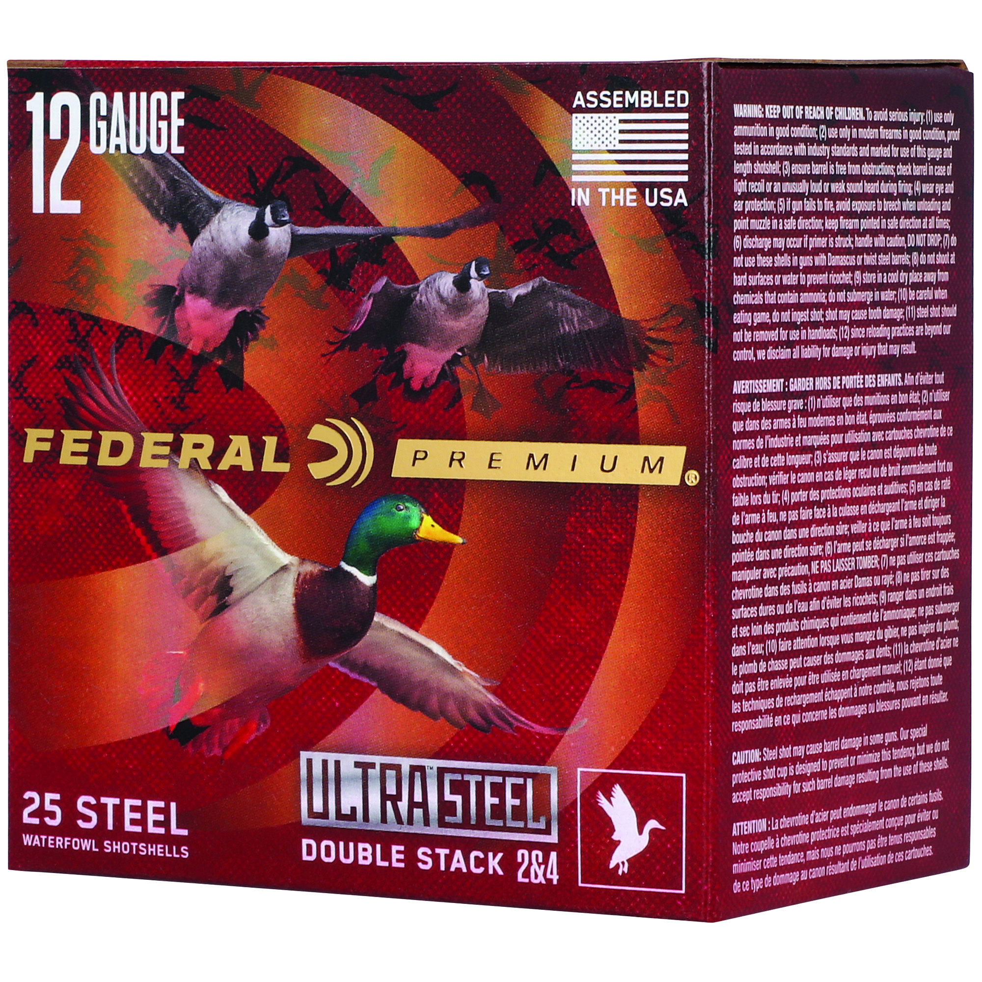Federal Ultra Steel Waterfowl 12 Gauge Steel 1 1/4 oz 25 Rounds