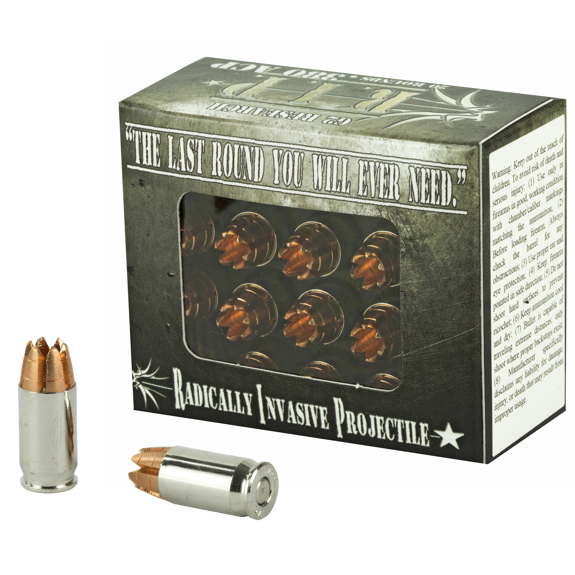 G2 Research G00001 R.I.P  380ACP 62gr Fracturing Hollow Point 20 Per Box/25 Case