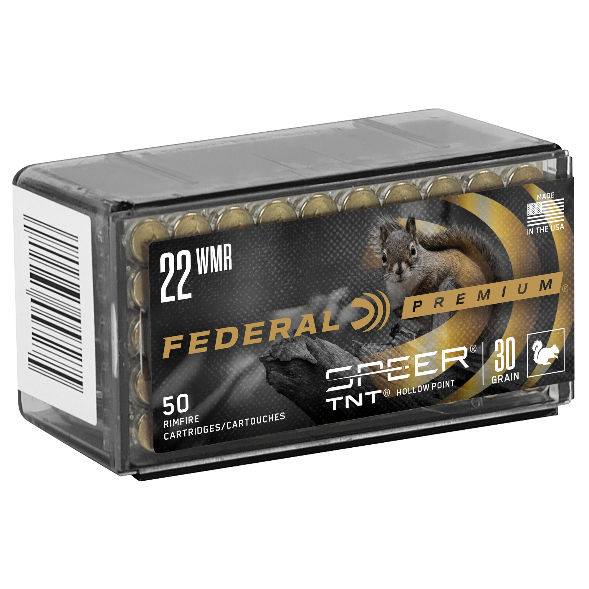 Federal V-Shok 22 Magnum Speer TNT 30 Grain 50 Rounds