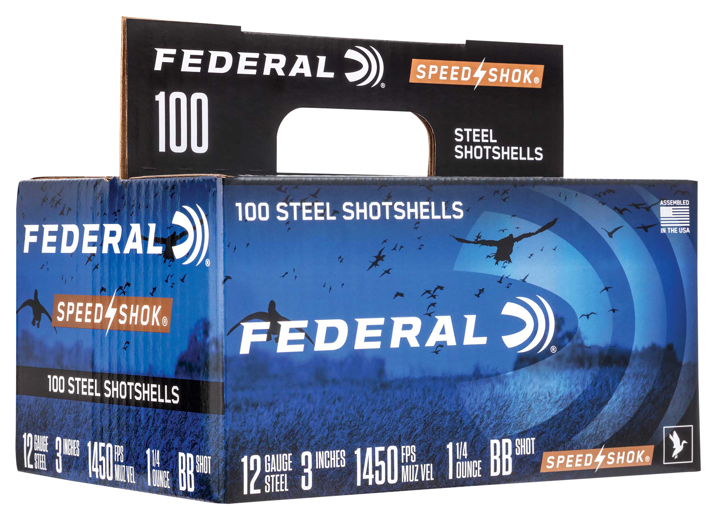 Federal Speed-Shok 12 Gauge BB Shot 1 1/4 Ounce 100 Rounds