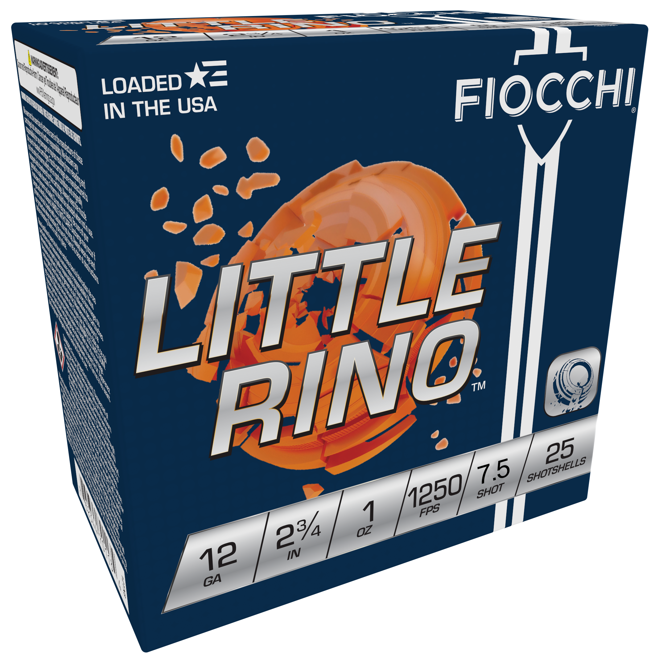 Fiocchi Little Rino 12 Gauge 1 Ounce Shot 25 Rounds
