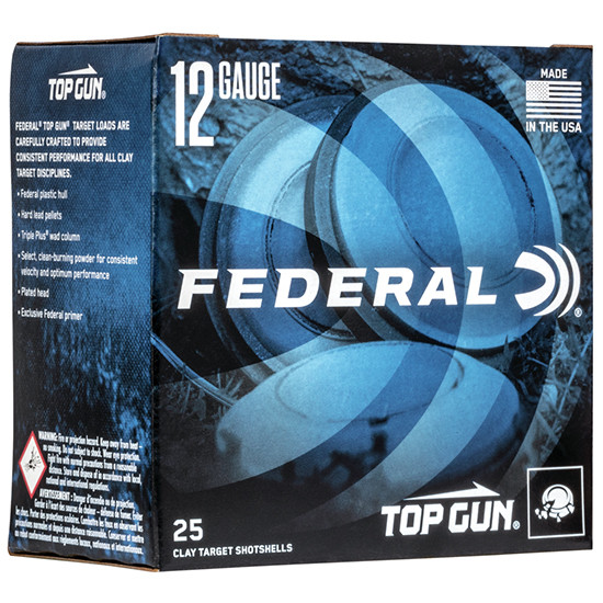 Federal Top Gun Target 12 Gauge Lead 1 1/8 oz 9 25 Rounds