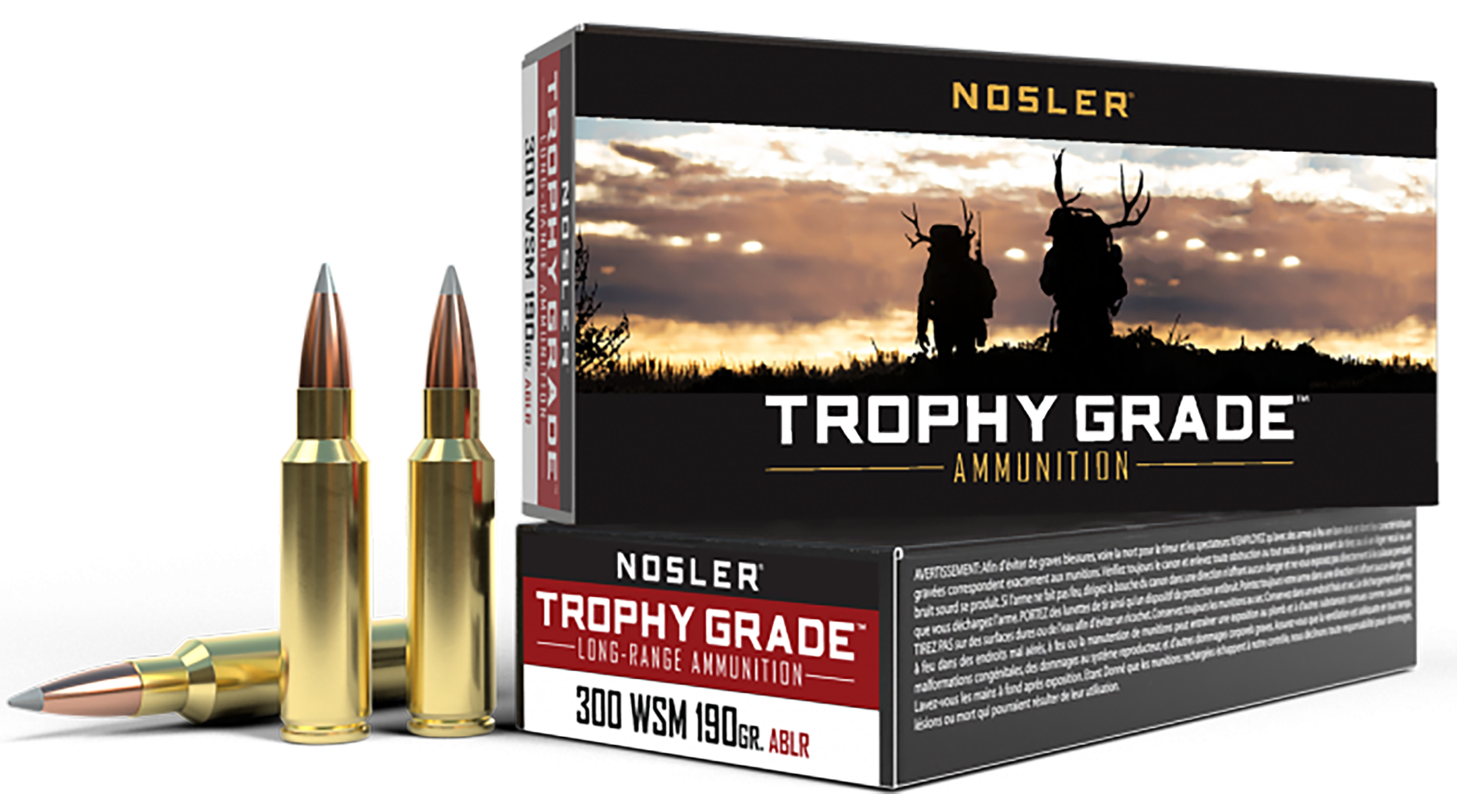 Nosler Trophy Grade 300 Winchester Short Magnum AccuBond LR 190 Grain 20 Rounds
