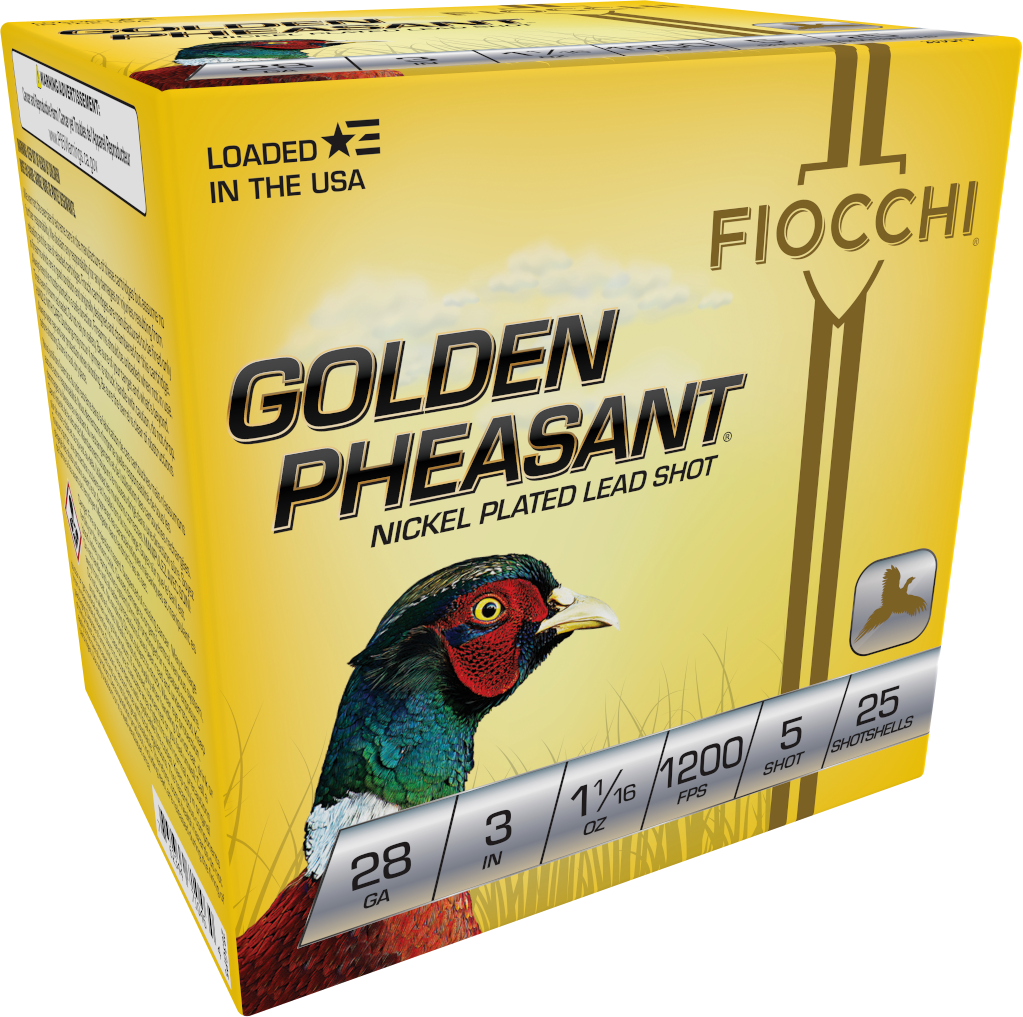 Fiocchi Golden Pheasant Extrema 28 Gauge Shot 1 1/16 oz 25 Rounds