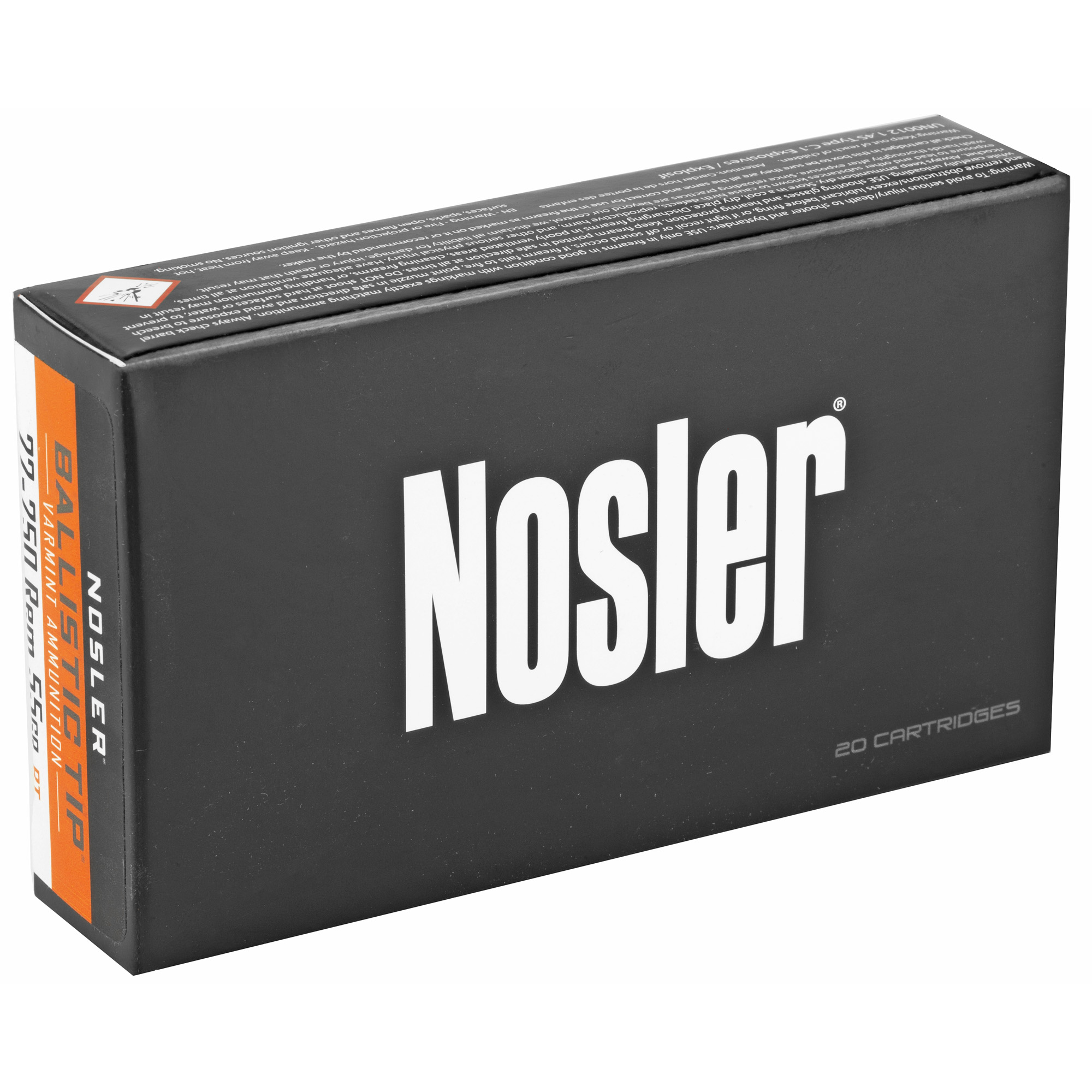 Nosler Varmint Ballistic Tip 22-250 Remington Ballistic Tip 55 Grain 20 Rounds
