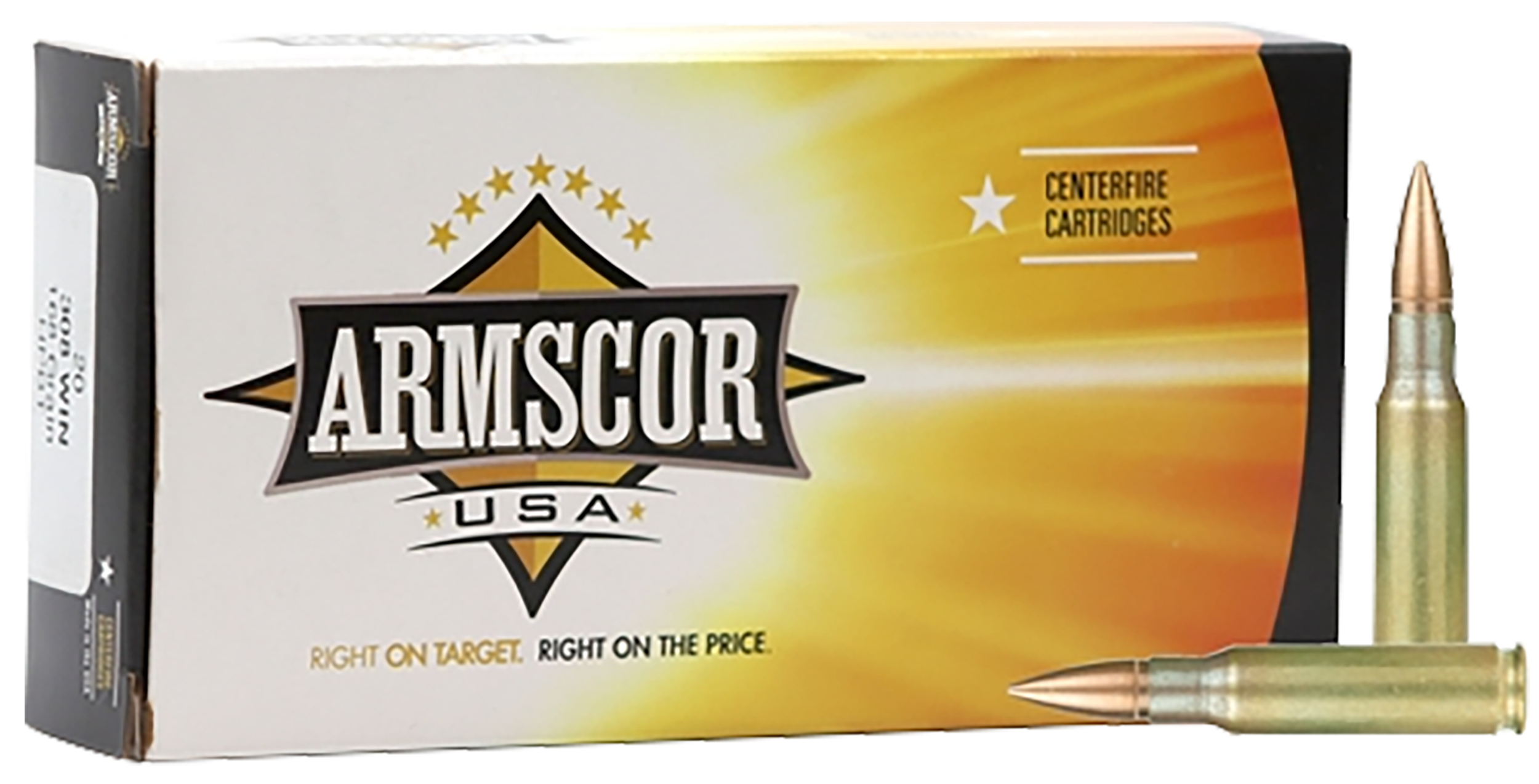 Armscor AC3082N .308 Winchester Hollow Point Boat Tail 168 Grain 20 Rounds